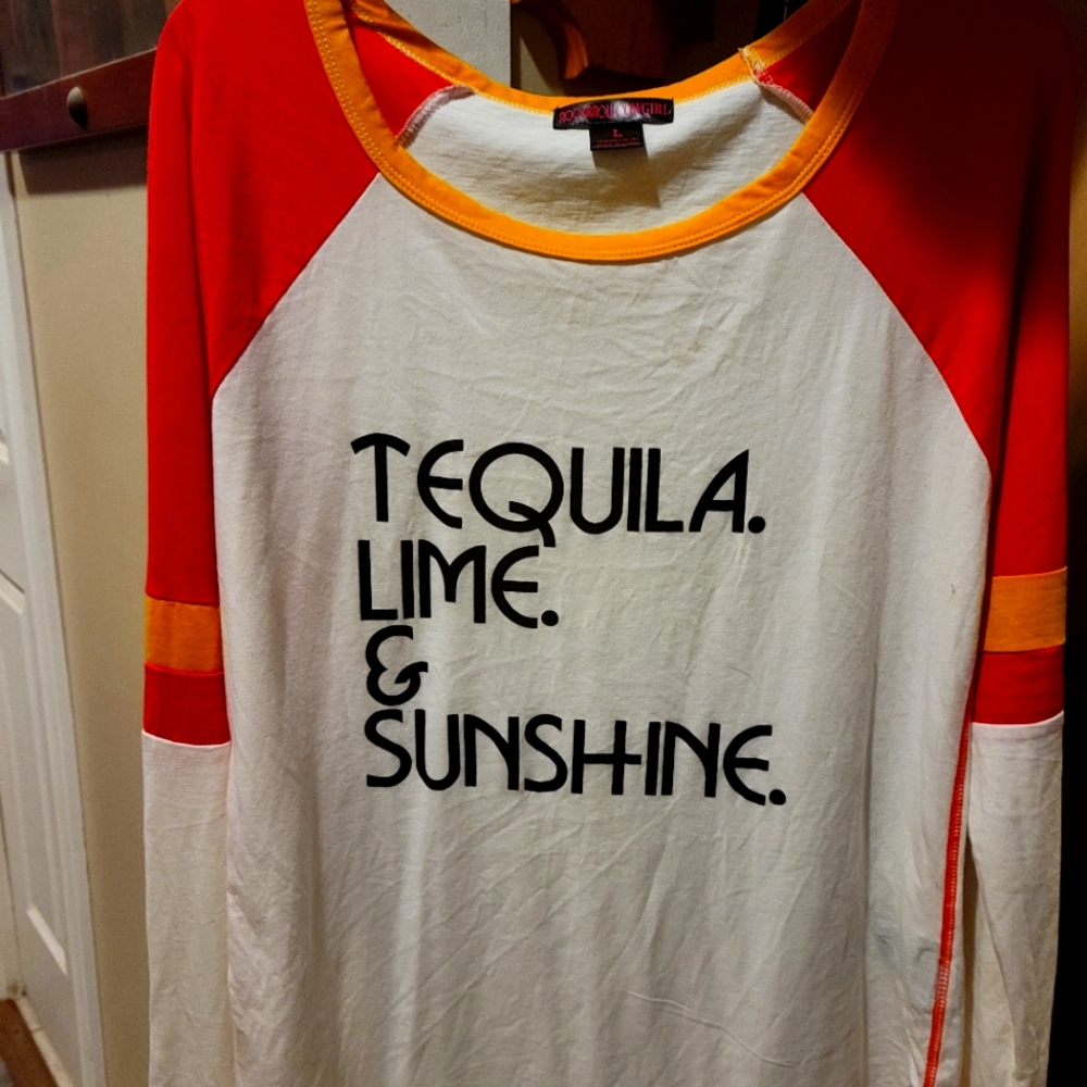 Tequila lime and sunshine shirt